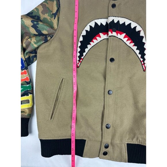 Mens Varsity Jacket/Bomber S Hudson Ape Kill Outerwear Vintage Sharks - Picture 11 of 11